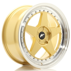 JR Wheels JR6 18x8,5 ET20-40 5H BLANK Gold w/Machined Lip