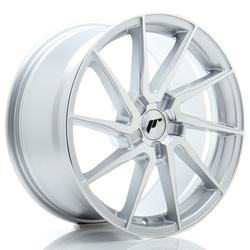 JR Wheels JR36 18x9 ET20-50 5H BLANK Silver Machined Face